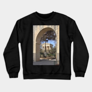 Lower Barrakka Gardens, Valletta, Malta Crewneck Sweatshirt